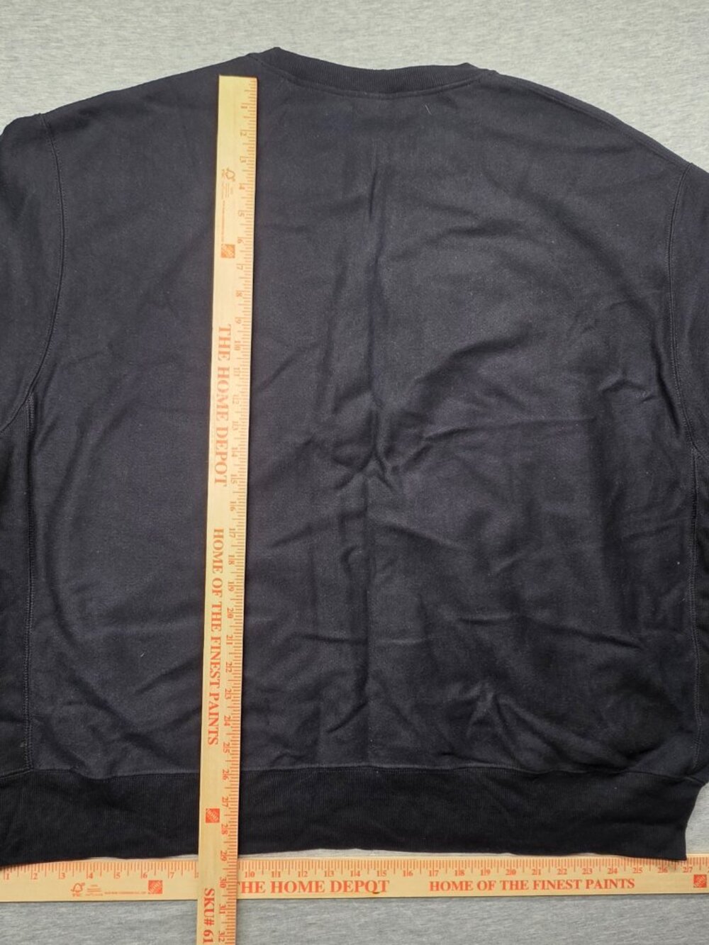 Champion Crewneck Sweatshirt Men's 2XL Black Script Logo Streetwear - Picture 4 of 4